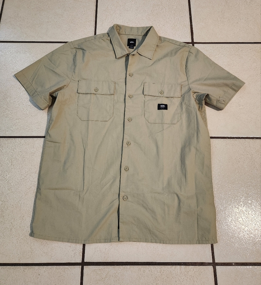 Vans Men's Classic Fit Button Down SzL